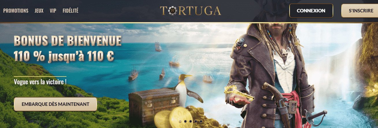 Bonus et Promotions chez Tortuga Casino