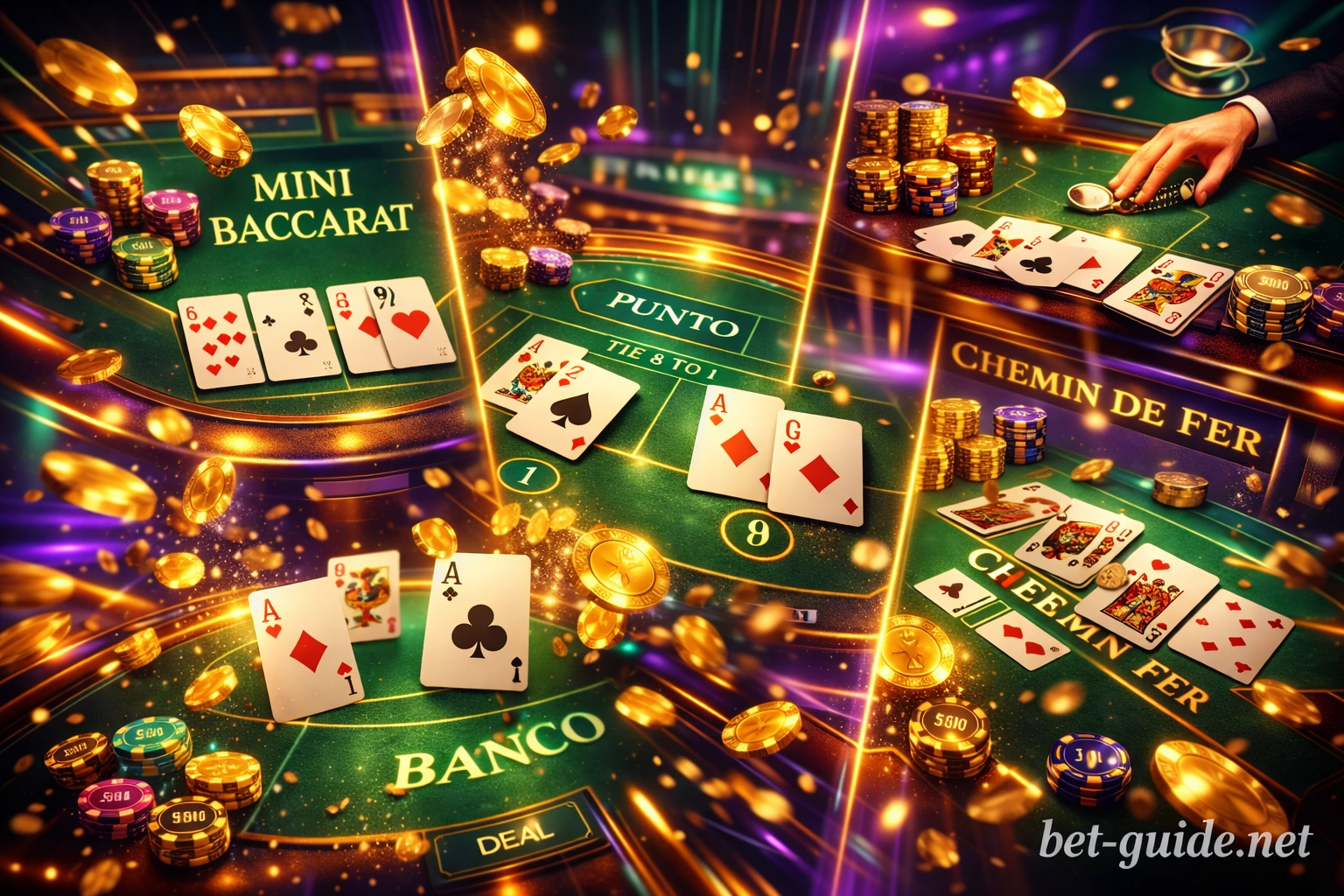 Les variantes du baccarat à découvrir