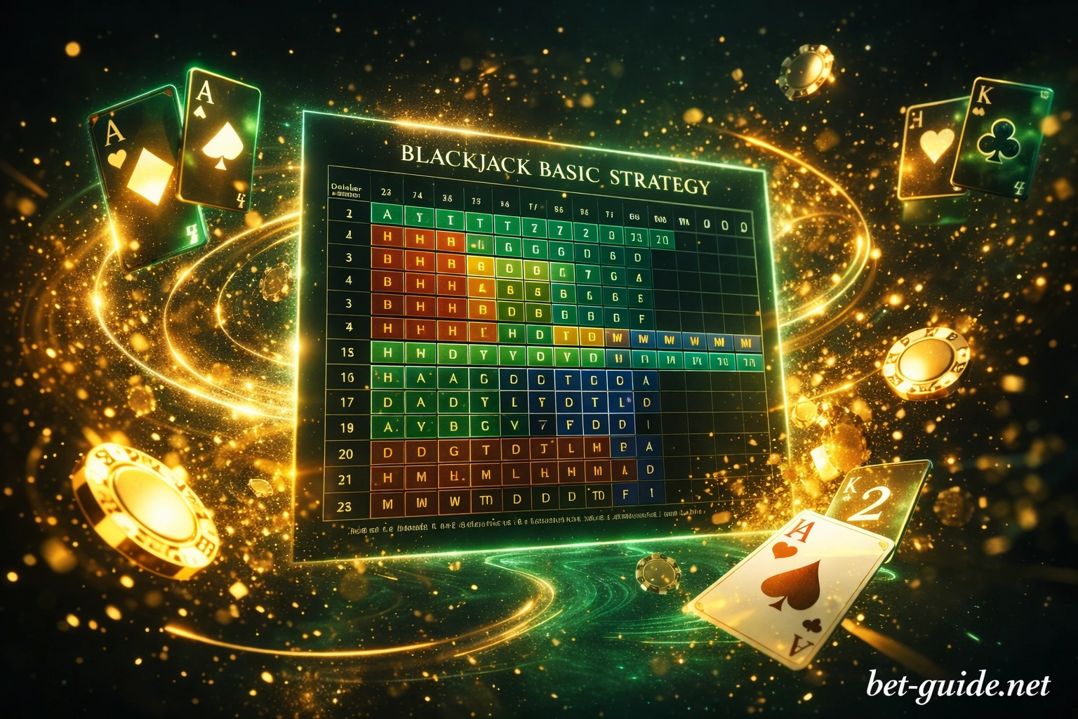 La Stratégie de Base au Blackjack Casino : Le Tableau Décisif