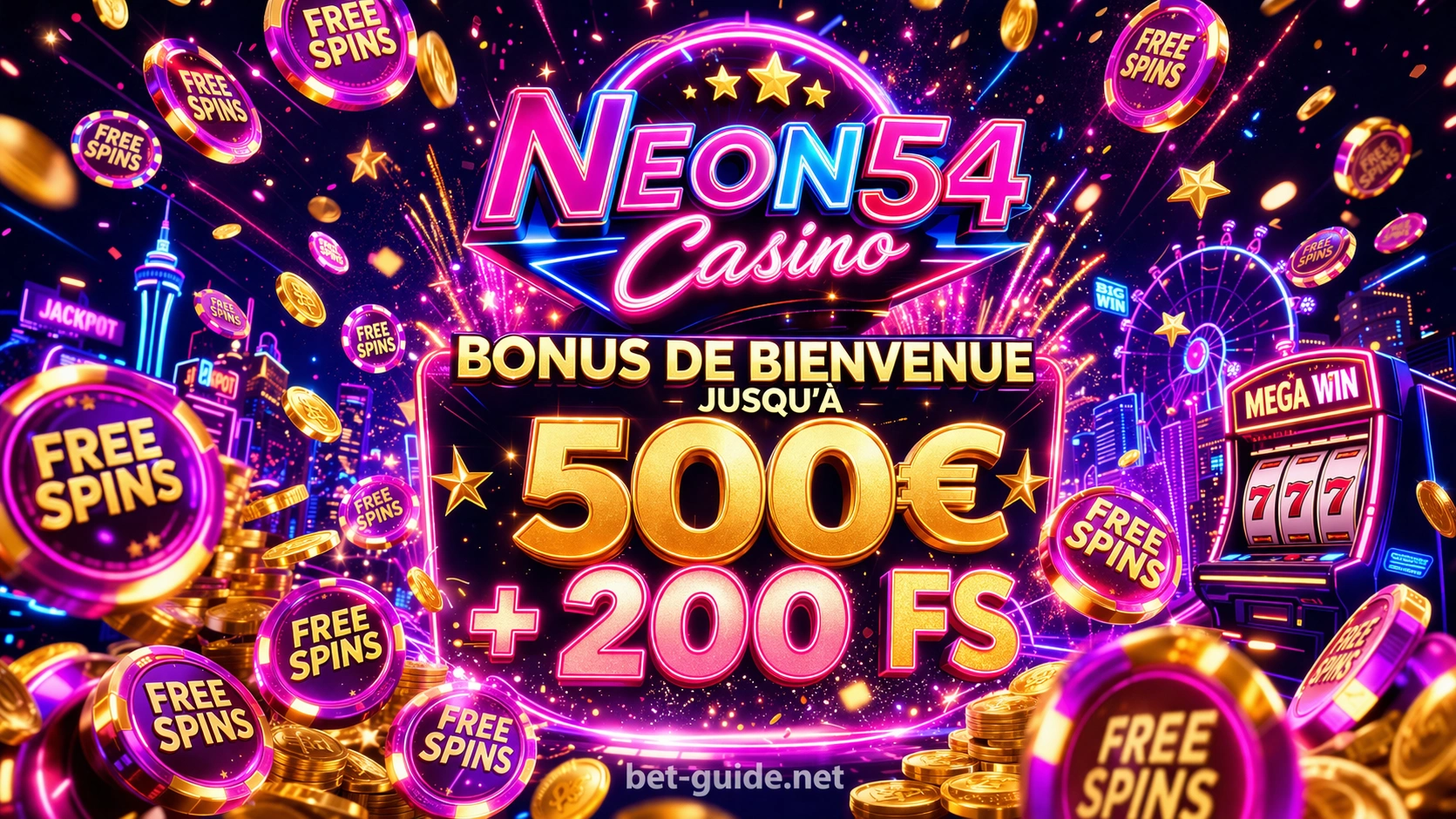 Bonus et promotions Neon54 : des offres plus précises, pas seulement “un bonus de bienvenue”