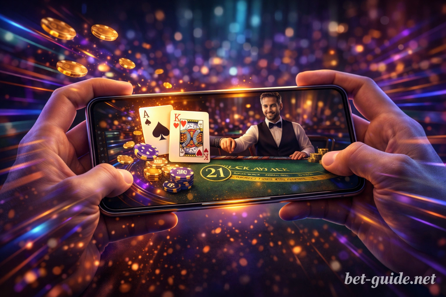 Live casino sur mobile : jouer partout