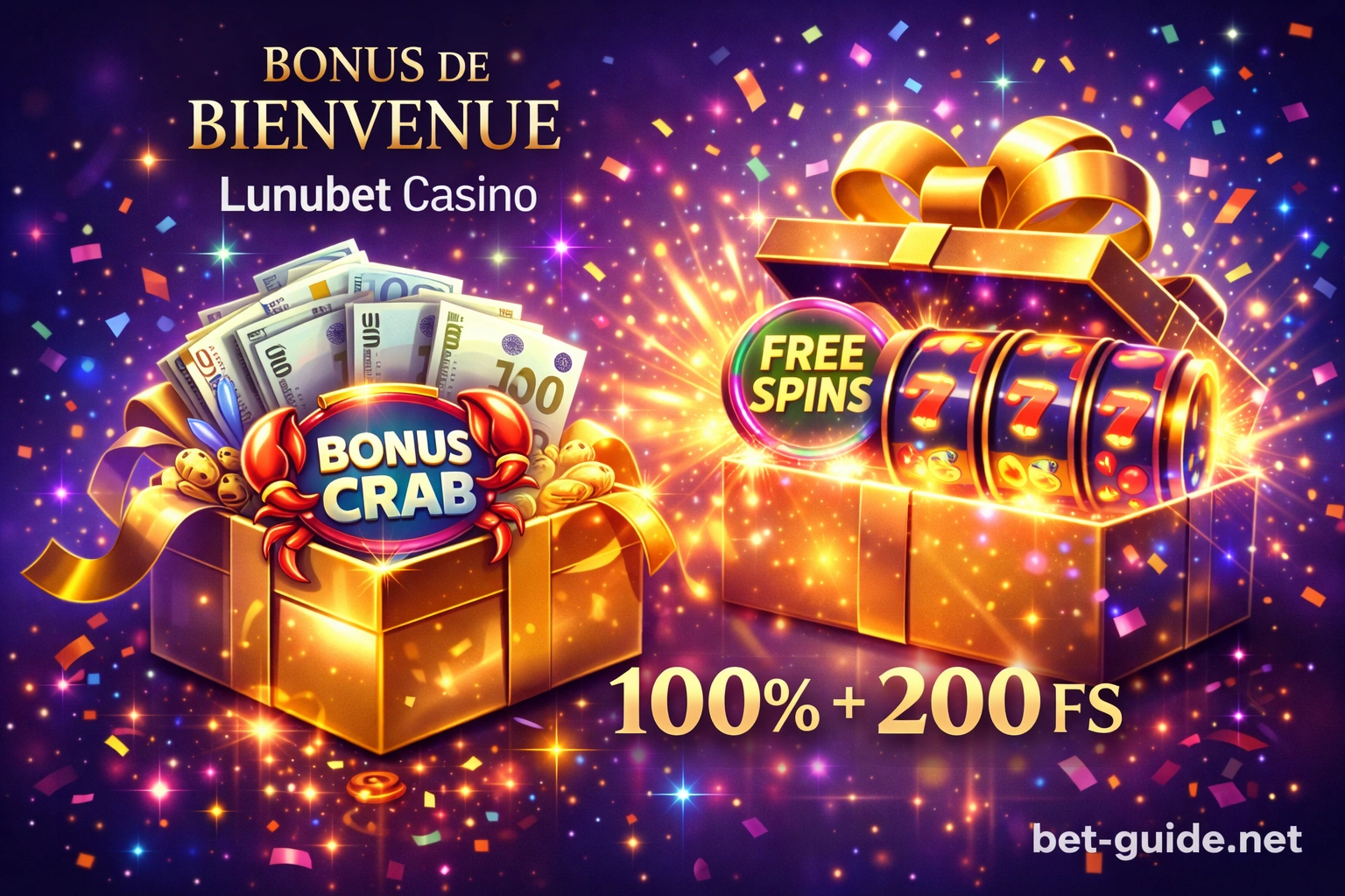 Lunubet casino bonus de bienvenue 100 % + tours gratuits