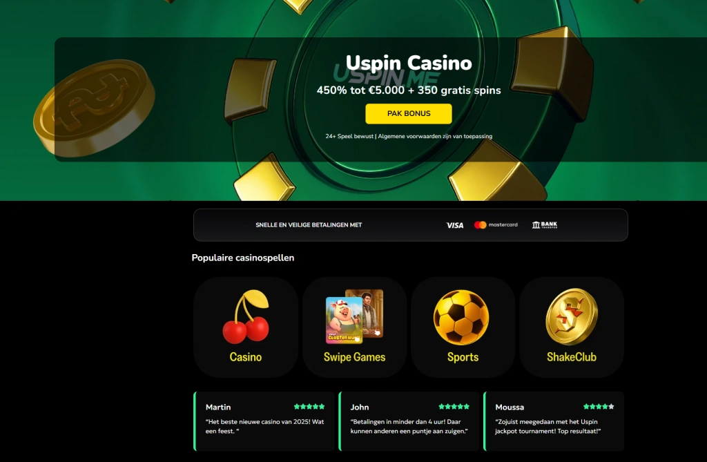 🏆 Bonus et promotions : ce que propose vraiment USPIN Casino
