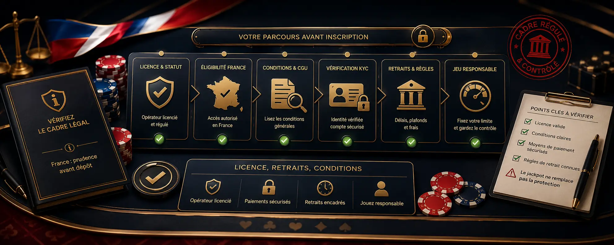 Casino jackpot en France : le cadre à ne pas ignorer