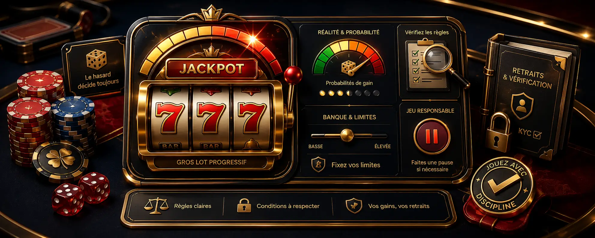 Comment gagner le jackpot au casino : la réponse honnête