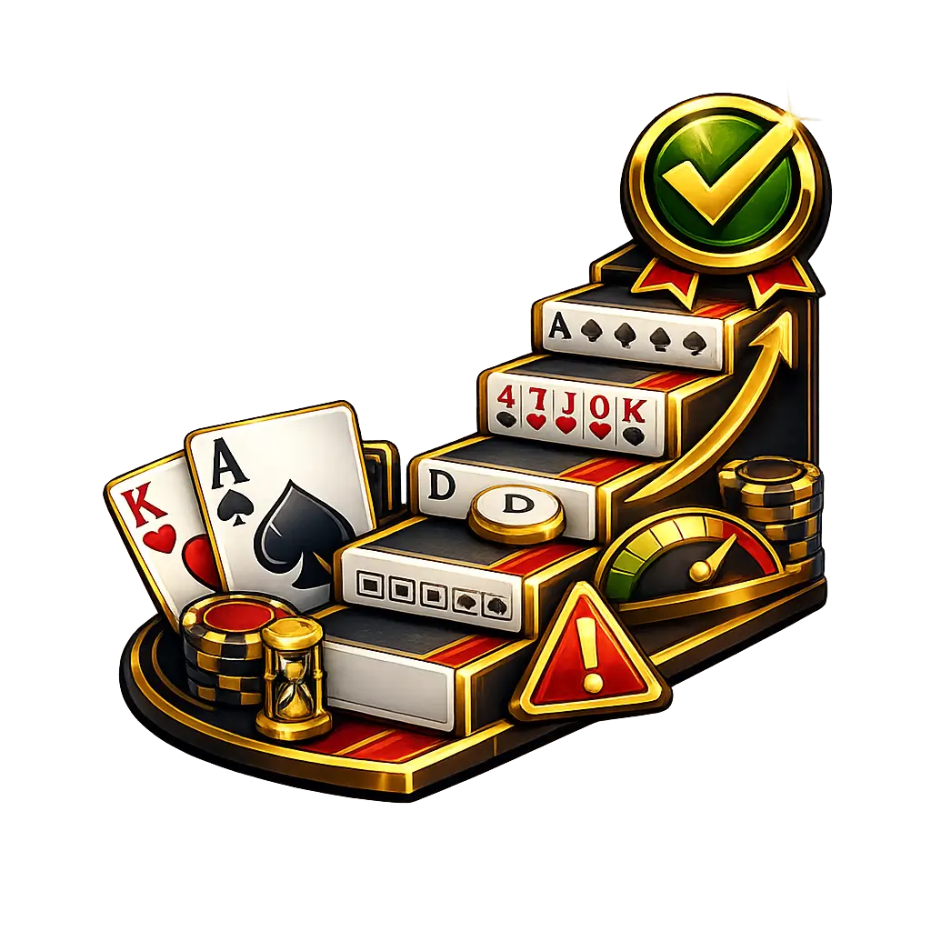 Comment progresser au poker sans brûler les étapes