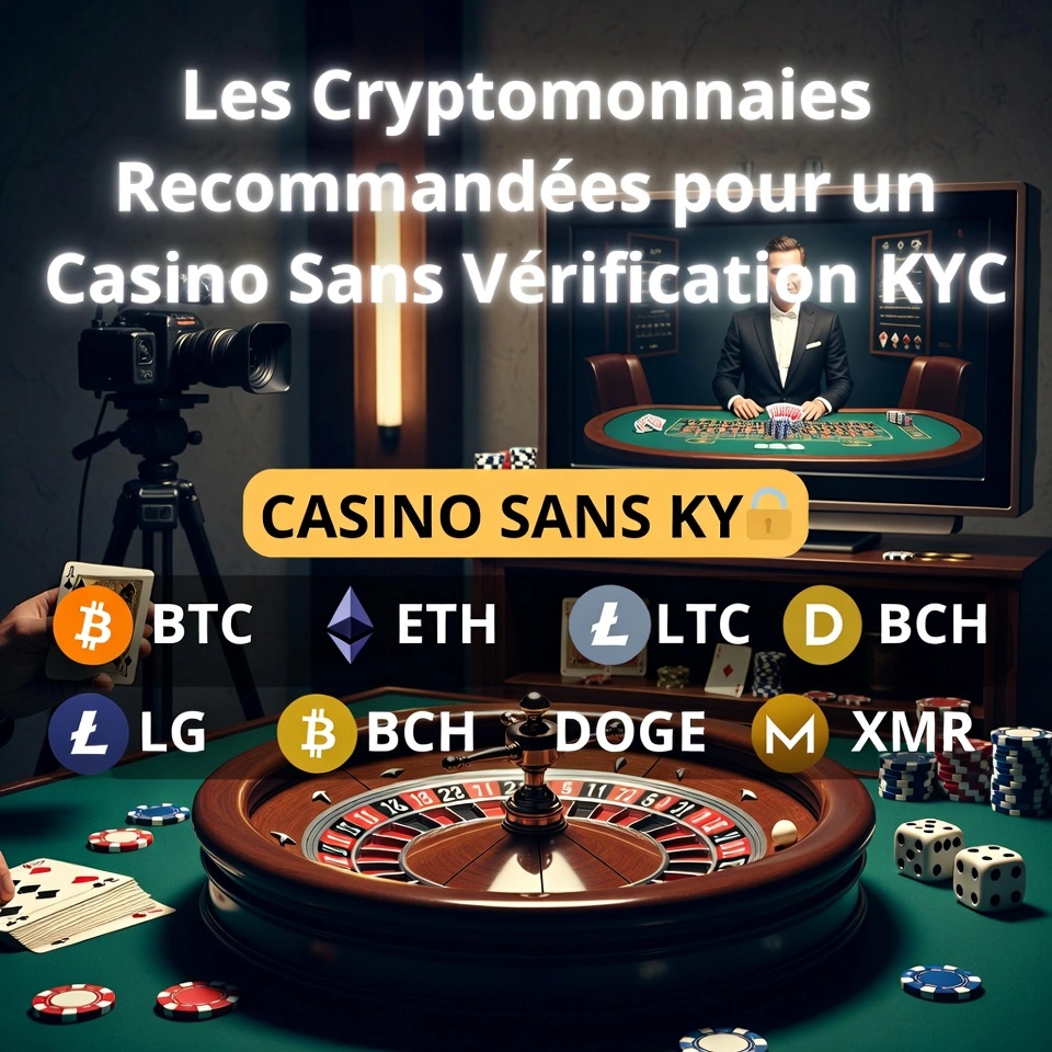 Les Cryptomonnaies Recommandées pour un Casino Sans Vérification KYC