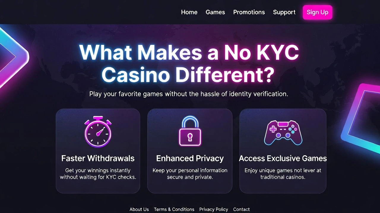 What Makes a No KYC Casino Different?